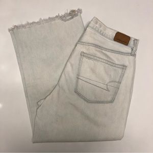American eagle wide leg crop jeans size 8 short